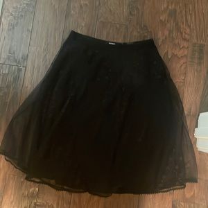 Express black with lace skirt size 1/2. $25